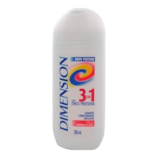 Shampoo Dimension 3 Em 1 Seco 200ml