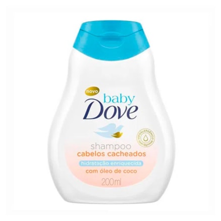 Shampoo Dove Baby Hidratação Enriquecida Cacheados 200ml