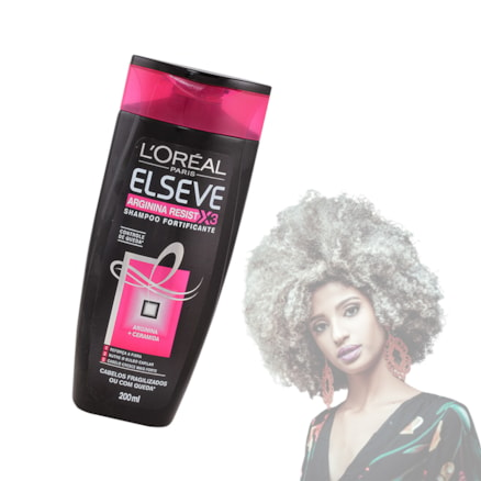 Shampoo Elseve Arginina Resist Ceramidas Cabelo Frágil 200ml