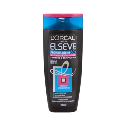 Shampoo Elseve Arginina Resist X3 Cabelos Fragilizados 200ml