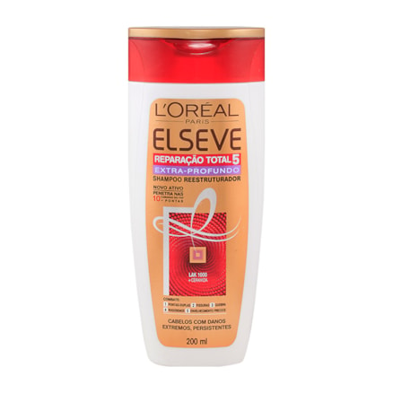 Shampoo Elseve Restauração Total 5 Extra Profundo 200ml