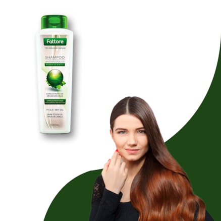 Shampoo Fattore Anti-resíduos Purificante com Extrato de Ervas Naturais 500ml