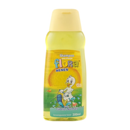 Shampoo Flora Nenen Cabelos Lisos 200ml