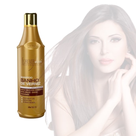 Shampoo Forever Liss Banho De Verniz Coconut Oil 500ml