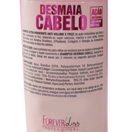 Shampoo Forever Liss Desmaia Keratina Brasileira 500ml