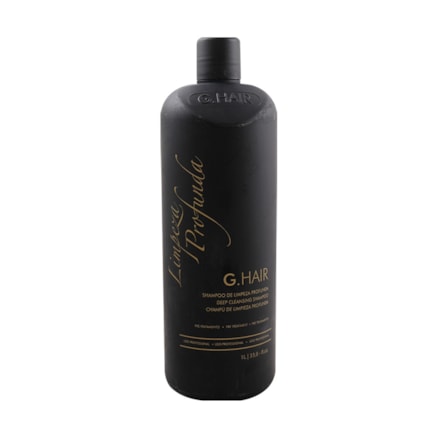 Shampoo G.hair Black Passo 1 Limpeza Profunda Cacheados 1l