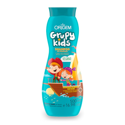 Shampoo Grupy Kids Xô Embaraço Vegano Ph Balanceado 500ml