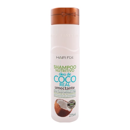 Shampoo Hair Fly Óleo Coco Umectante Nutritivo 275ml