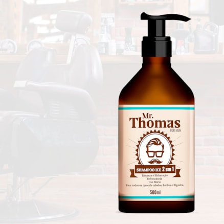 Shampoo Ice 3 Em 1 For Men Mr. Thomas Labotrat 500ml