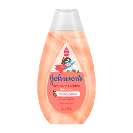 Shampoo Johnson & Johnson Cacheados 200ml