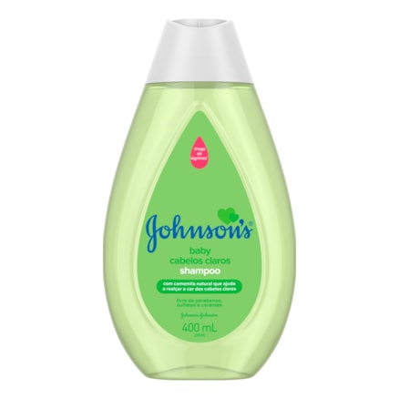 Shampoo Johnson & Johnson Camomila Nat Cabelos Claros 400ml