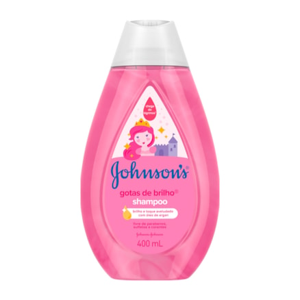 Shampoo Johnson & Johnson Gotas Brilho Óleo De Argan 400ml