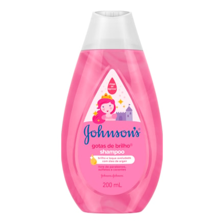 Shampoo Johnson & Johnson Gotas De Brilho 200ml