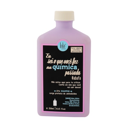 Shampoo Lola Eu Sei O Que Você Fez Na Química Passada 250ml