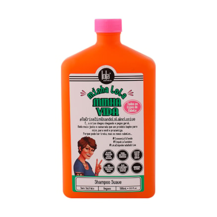 Shampoo Lola Meu Lola Minha Vida Limpeza Delicada Fios 500ml