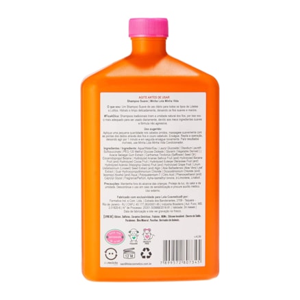 Shampoo Lola Meu Lola Minha Vida Limpeza Delicada Fios 500ml