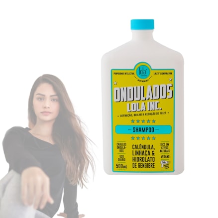 Shampoo Lola Ondulados Hidratação Brilho Intenso 500ml