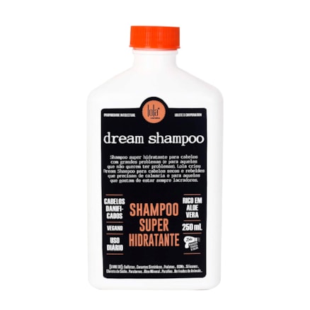 Shampoo Lola Super Hidratante Dream Cream Vegano 250ml