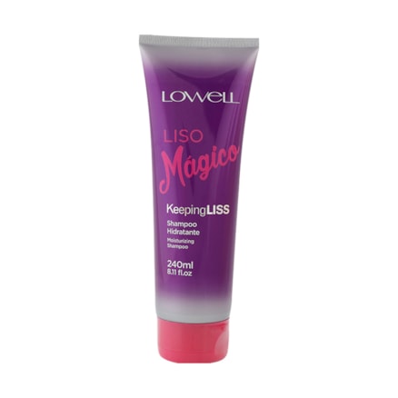 Shampoo Lowell Liso Mágico Hidratante Remove Frizz 240ml