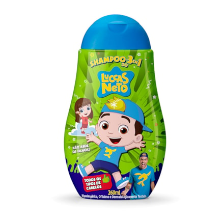 Shampoo Luccas Neto 3 Em 1 260ml