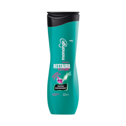 Shampoo Monange Restaura Que Eu Gosto Nutrição Capilar 325ml