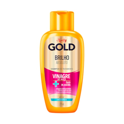 Shampoo Niely Gold Vinagre De Maçã E Óleo De Jojoba 300ml