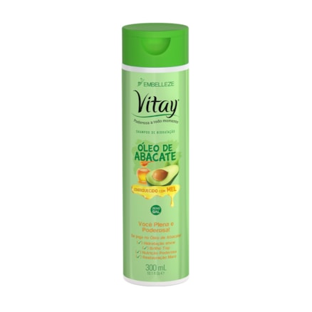 Shampoo Novex Vitae Abacate Brilho Hidratação Top 300ml