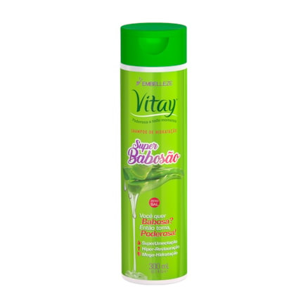 Shampoo Novex Vitae Babosão Super Umectação Hidratação 300ml