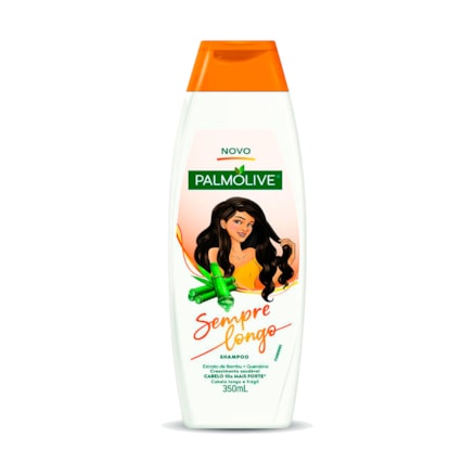 Shampoo Palmolive Naturals Micro-cristais Fios Longos 350ml