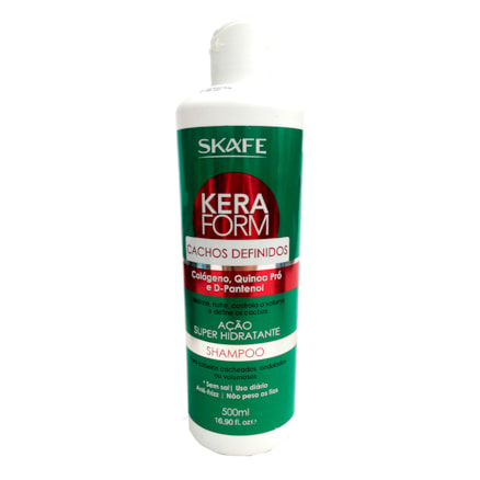 Shampoo Sakefe Keraform Cachos Definidos Hidratante 500ml