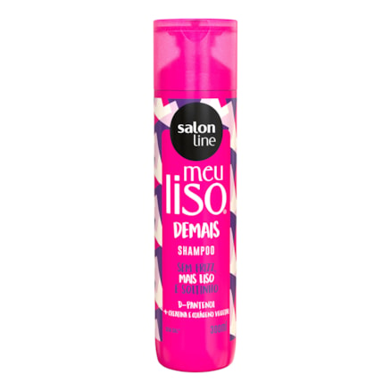 Shampoo Salon Line Meu Liso Demais Cabelo Sem Frizz 300ml