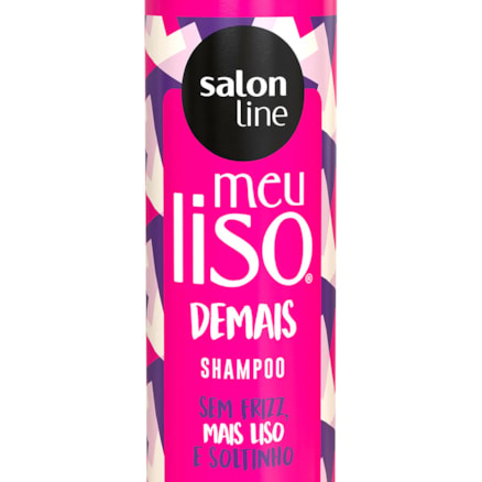 Shampoo Salon Line Meu Liso Demais Cabelo Sem Frizz 300ml