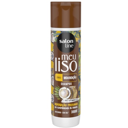 Shampoo Salon Line Meu Liso Hidratação Profunda Coco 300ml