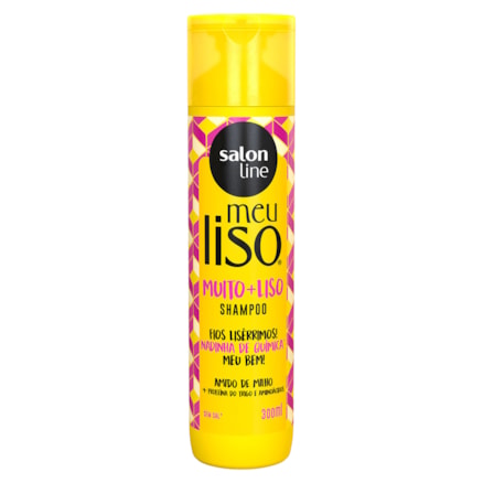 Shampoo Salon Line Meu Liso Muito + Liso Amido Milho 300ml