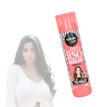 Shampoo Salon Line Meu Liso Ondulado 300ml