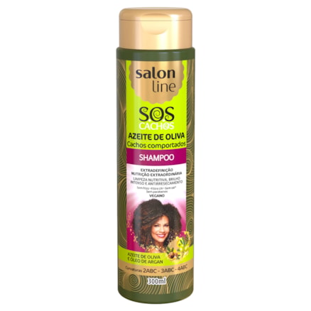 Shampoo Salon Line Sos Azeite Oliva Extra Definição 300ml