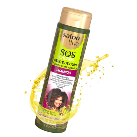 Shampoo Salon Line Sos Azeite Oliva Extra Definição 300ml