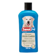 Shampoo Sanol Dog Pelos Claros 500ml