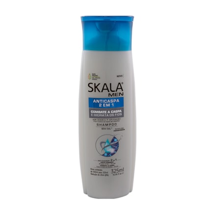 Shampoo Skala Anticaspa Men 2 Em 1 Proteína Vegetal 325ml