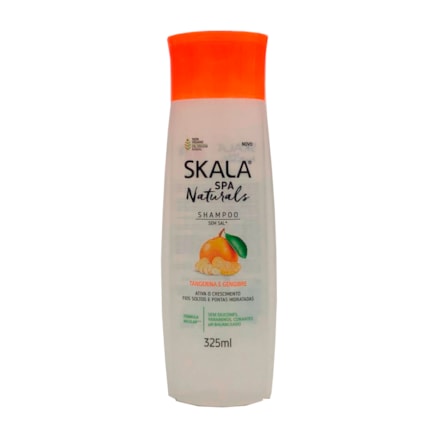 Shampoo Skala Naturals Tangerina Ativa Crescimento 325ml