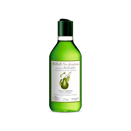 Shampoo Skala The Gardener Avocado Cabelos Volumosos 275ml