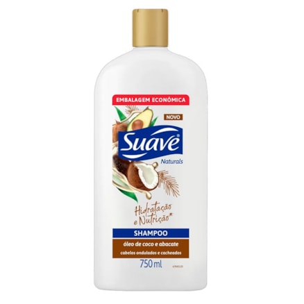 Shampoo Suave Óleo De Coco E Abacate 750ml