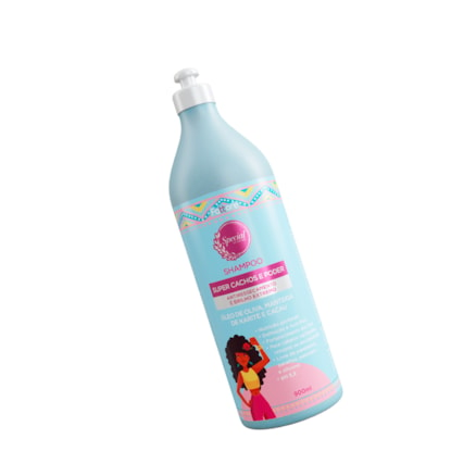 Shampoo Super Cachos Poder Specail By Fattore com Óleo de Olivia 900ml