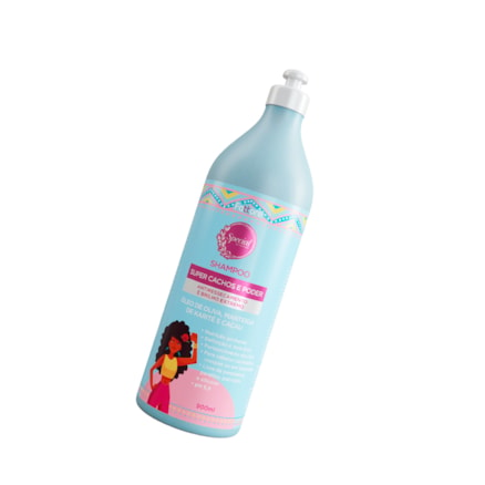 Shampoo Super Cachos Poder Specail By Fattore com Óleo de Olivia 900ml