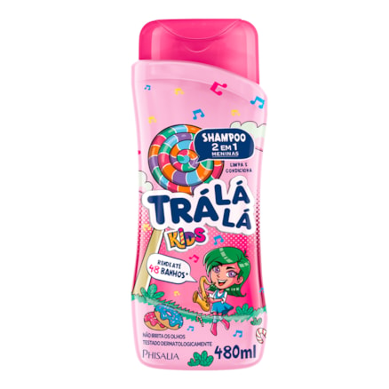 Shampoo Trá Lá Lá Feminino 2x1 480ml