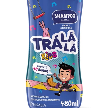 Shampoo Trá Lá Lá Kids 2 Em 1 480ml