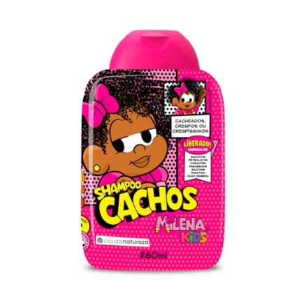 Shampoo Turma Da Mônica Milena Kids Cachos 260ml