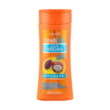 Shampoo Umidiliz Óleo De Argan Reduz Volume Hidrata 250ml