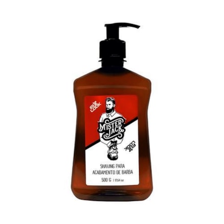 Shaving Barba Mister Jack Suave Sensação Refrescancia 480g