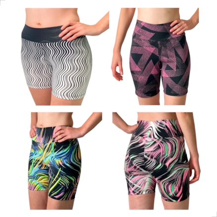 Short Academia Fitness Bermuda Suplex Cós Alto Modelador Caminhada Dia a Dia